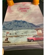 You&#39;re So Cool Pink Cadillac Phone Booth Art Decor Canvas Poster Print 1... - £9.99 GBP