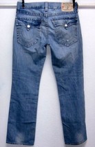 True Religion Men&#39;s Ricky (W33) Straight Leg Flap Pocket Vintage Blue J EAN S Usa - $34.99