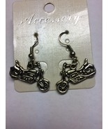 Motorcycle, Hi-rise handlebars, Hook, Earrings  ER7 - $10.00