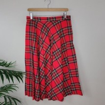 Vintage Prova | Red Plaid Kilt, see description for size info  - £19.02 GBP