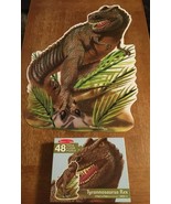 Melissa &amp; Doug TYRANNOSAURUS REX FLOOR PUZZLE 48 Pieces W/ Box 3 FOOT LONG - $27.08 CAD