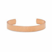 Precious Stars Solid Hammered Copper Unisex 9.9mm Cuff Bracelet - £15.18 GBP