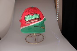 O&#39;Reilly Nationals 2001 Racing NHRA Hat Baseball Cap Adjustable Red Black signed - £19.40 GBP