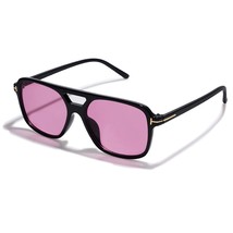 Retro Vintage 70S Aviator Sunglasses For Women Men Pink Tinted Lens - £22.44 GBP