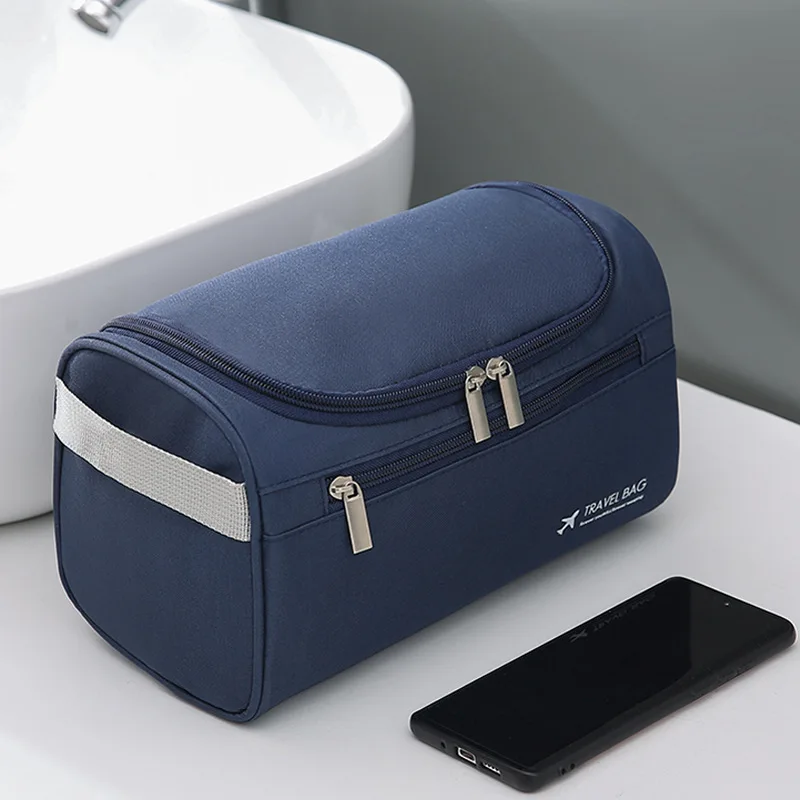 Polyester Men Business Portable Storage Bag Women Travel Cosmetic Bag Hanging Wa - £50.03 GBP