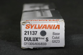 Sylvania 13 Watts Compact Fluorescent Bulb 21137 DULUX S CF13DS/835/ECO ... - £4.61 GBP