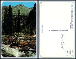 COLORADO Postcard - Rocky Mountain Nat&#39;l Park, Glacier Creek &amp; Long&#39;s Peak Q38 - £2.28 GBP