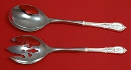 Rose Point by Wallace Sterling Silver Salad Serving Set Pierced Custom 1... - $132.76
