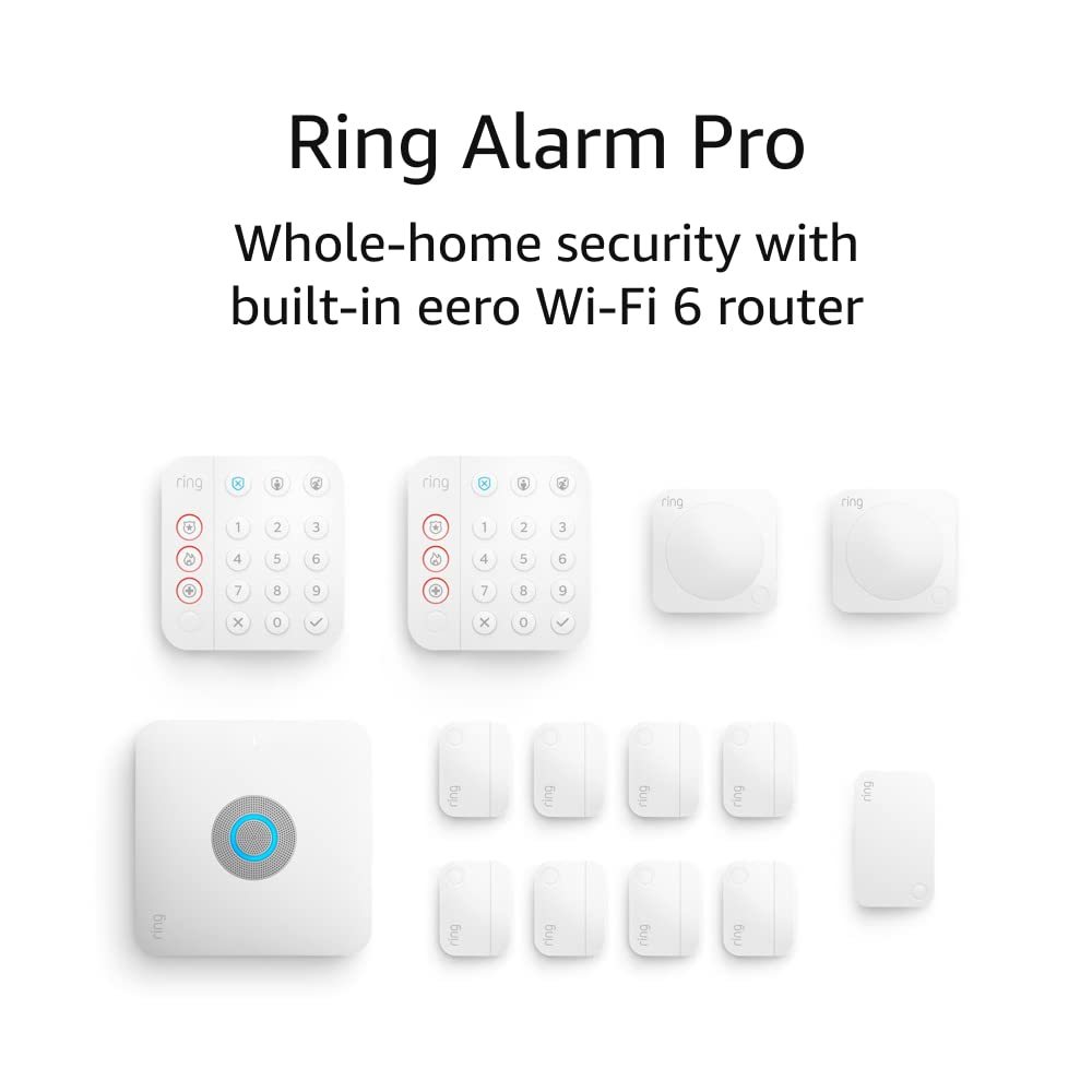 Primary image for Eero Wi-Fi 6 Router Built Into The 14-Piece Ring Alarm Pro System, With Optional