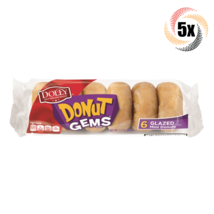 5x Pack Dolly Madison Bakery Donut Gems Glazed Mini Donuts 3oz Fast Ship... - £15.46 GBP