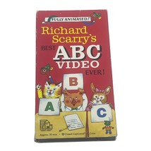 Richard Scarrys Best ABC Video Ever VHS 1997 - £7.90 GBP