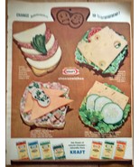 Kraft Cheesewiches Print Magazine Advertisements 1964 - €5,20 EUR
