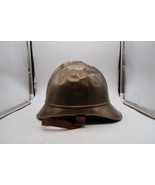Antique Authentic Victorian Brass French Firemans&#39;s Helmet 1800s - $99.00