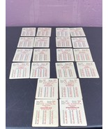 1967 APBA Season Chicago Cubs Original 20 card Set Vintage Read - $19.79