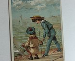 Ed Gagne Artist Victorian Trade Card Boston Massachusetts VTC 3 - £5.53 GBP