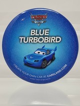 California Disney button Sally Radiator Springs Racers Blue Turbobird Cars Land  - $4.94