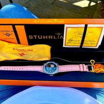 STUHRLING GALA SERIES 231d.11151STAINLESS STEEL CASE&amp;BEZEL WOMEN&#39;S QUART... - $113.85