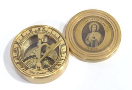 NauticalMart &quot;The Great Man Jesus&quot; Brass Sundial Compass New Year/Christmas Gift - £27.97 GBP