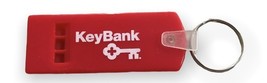 Keybank Vintage Promotional Plastic Whistle Keychain - $7.00