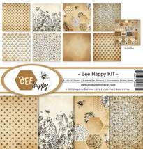 Reminisce Collection Kit 12&quot;X12&quot;-Bee Happy BEH200 - £17.01 GBP