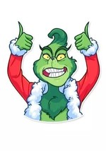 Grinch with thumbs up Metal Cutting Die Card Making Scrapbooking Craft D... - £9.55 GBP