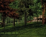 Hillside Winona Lago Indiana IN DB Cartolina C7 - $4.04