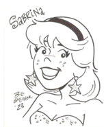 Bill Golliher Signed Original Archie Comics Art Sketch Sabrina The Teena... - £52.15 GBP