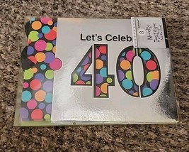 Let&#39;s Celebrate 40 Party Invitations Birthday Celebration 8ct With Envel... - $6.76