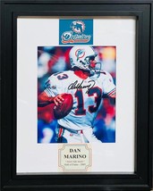 Memorabilia Dan Marino Hall Von Fame 2005 Handsigniert Signiert Fotografie Kunst - £166.53 GBP