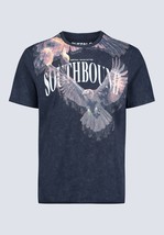 Buffalo David Men&#39;s Tizro Southbound Graphic Cotton T-Shirt - Black-Medium - $30.26 CAD