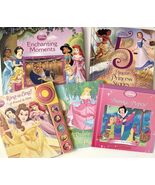 Disney Princess Book Lot of 5 - Ariel, Belle, Snow White Aurora, Jasmine... - $12.95
