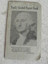 Vintage 1913 Booklet Pupils Graded Report Book Pennsylvania - $16.83