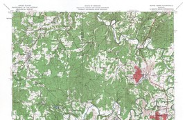 Bonne Terre Quadrangle, Missouri 1958 Topo Map USGS 15 Minute Topographic - £17.25 GBP