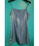 NWT Urban Outfitters Sz M Sky Blue Slip Dress Zip Back Mini Out From Und... - $21.95 CAD