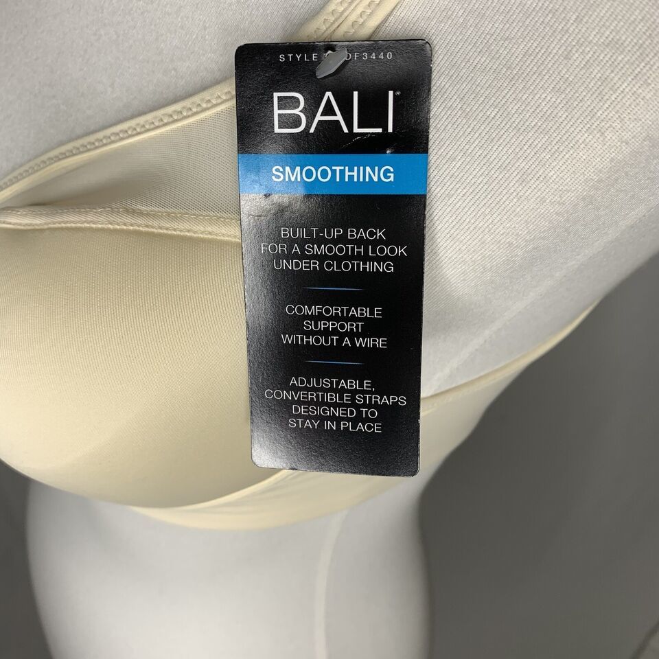 Bali One Smooth U Ultra Lite Spacer Bra Beige DF3440 Wireless Convertible Straps - Bras & Bra Sets