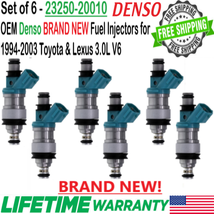Brand New 6 Pieces Denso OEM Fuel Injectors For 1995-1999 Toyota Avalon 3.0L V6 - £165.18 GBP