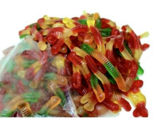 Gummy Worms Candy Assorted Clever Gummy Worms 1/4 lb bag - £6.29 GBP