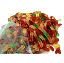 Gummy Worms Candy Assorted Clever Gummy Worms 1/4 lb bag - £6.29 GBP