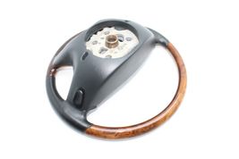 07-09 MERCEDES-BENZ W221 S600 STEERING WHEEL BLACK W/ PADDLE SHIFTERS E4187 image 10