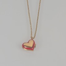 Sugarfix by Baublebar Goldtone Red Heart Locket Necklace NEW Valentines Day - £15.79 GBP