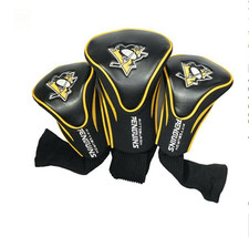 Pittsburgh Penguins NFL Contour Golf Club Head Cover Set of 3 Embroidere... - £37.54 GBP