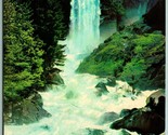 Vernal Falls Yosemite National Park California Ca Cromo Cartolina G3 - £2.40 GBP