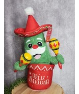 Animated Maracas Christmas Cactus Feliz Navidad Singing Dancing Plush To... - $49.99