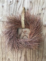 Square sweet huck, handmade Wreath, Country Home Decorations, Twigs Wrea... - $75.00+