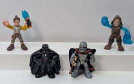 Hasbro Galactic Heroes Star Wars Rey Luke Skywalker Darth Vader Captain ... - $16.82