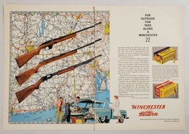 1959 Print Ad Winchester .22 Rifles & Shells 3 Models Shown New Haven,CT - $17.98