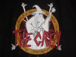 Tee Fury Lotr Xlarge &quot;The Grey&quot; Gandalf Slayer Logo Mash Up Black - £11.99 GBP
