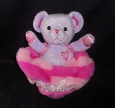 Mattel 2001 Barbie Purple Belle Teddy Bear W/ Pink Bag Stuffed Animal Plush Toy - $23.75