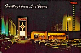 Greetings From Las Vegas NEVADA-STRIP-MAXIM Hotel C ASIN O Postcard - £5.85 GBP
