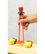 Valentine Red Giant Panda Reusable Training Chopsticks Set With Silicone... - $12.33 CAD